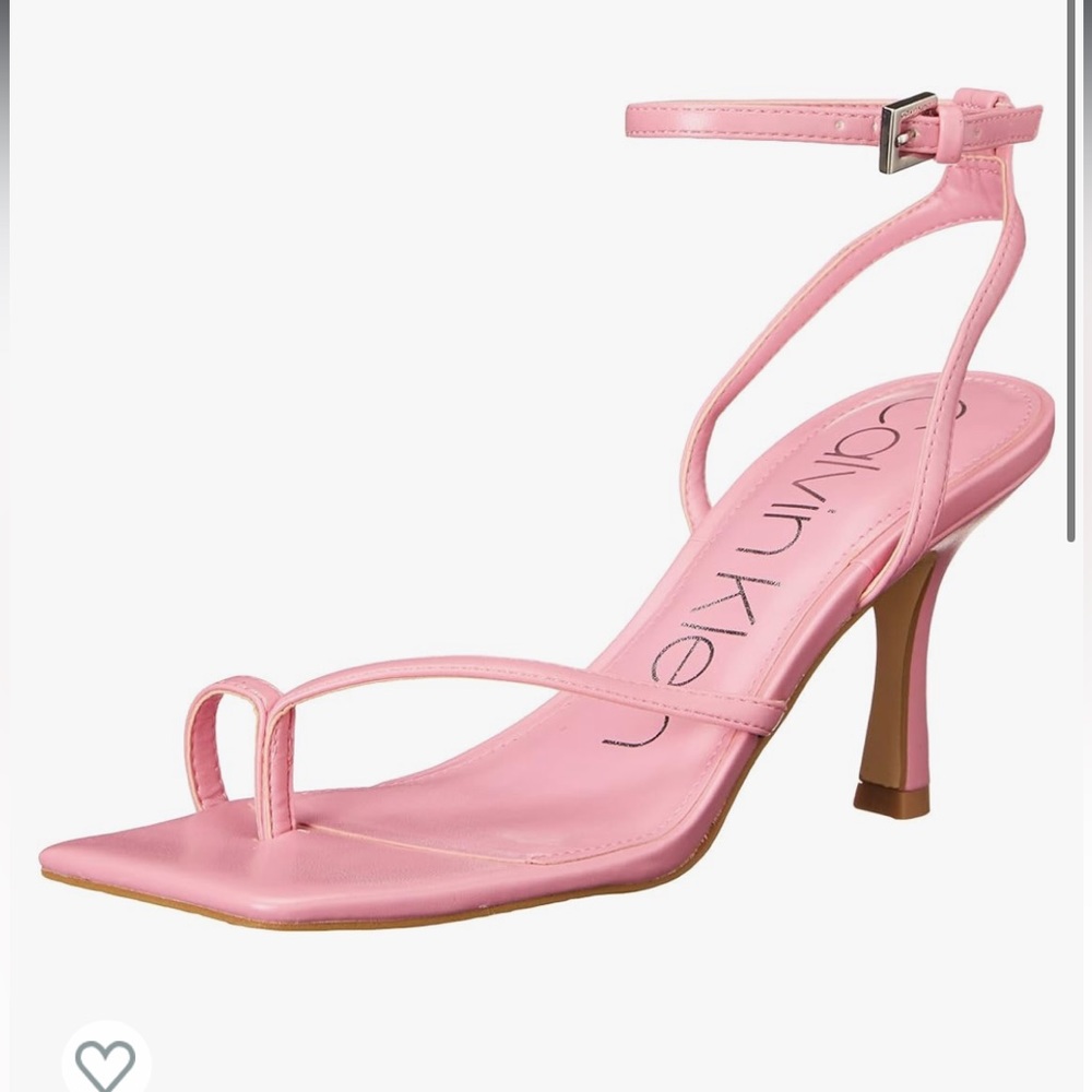 Flamingo pink Calvin Clein heels
